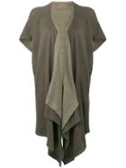 Issey Miyake Vintage Two Tone Double Layer Cardigan - Green