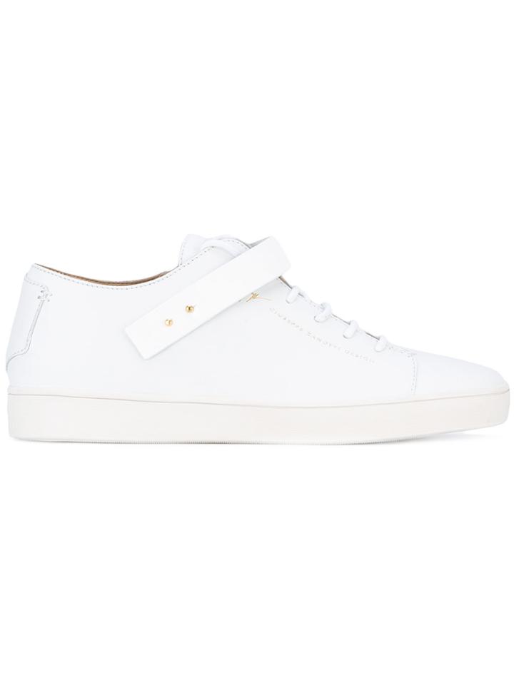 Giuseppe Zanotti Design Signature Strap Low-top Sneakers - White