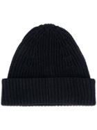 Filippa-k Ribbed Knit Beanie Hat - Blue