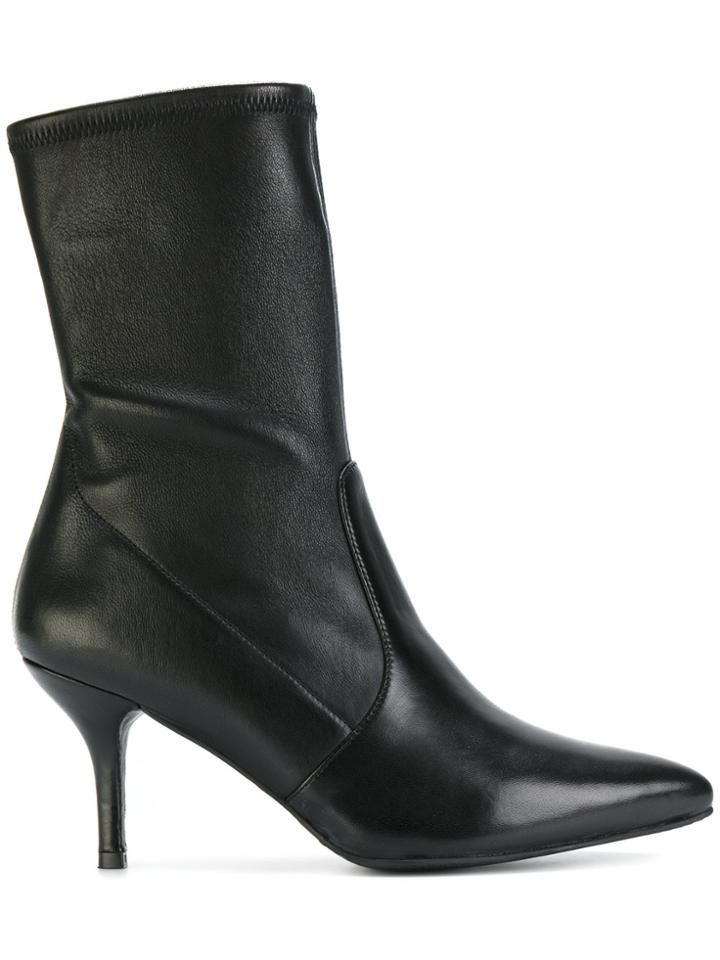 Stuart Weitzman Cling Mid-calf Boots - Black
