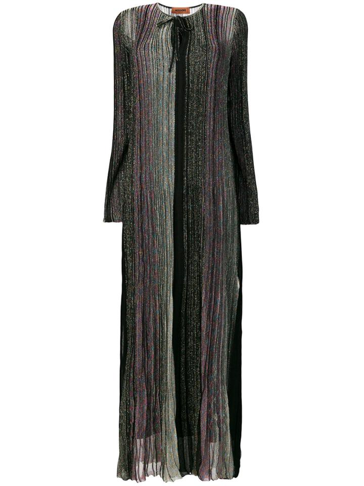 Missoni Metallic Ribbed Long Dress - Multicolour