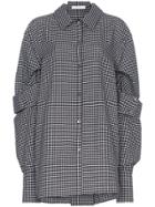 Delada Double Sleeve Check Cotton Shirt - Unavailable