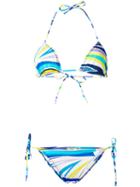 Emilio Pucci - Patterned Two-piece Bikini - Women - Polyamide/spandex/elastane - 40, Women's, Polyamide/spandex/elastane