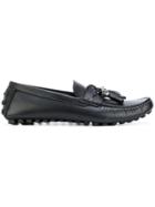 Alexander Mcqueen Skull Tassel Driving Shoes - Black