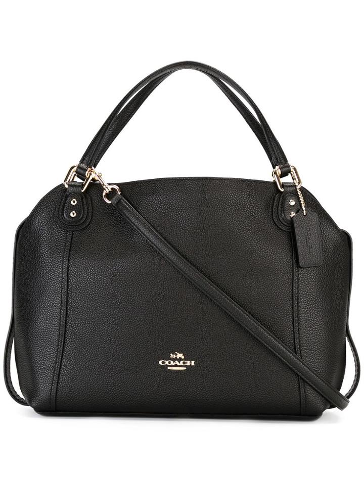Coach Removable Strap Tote - Black