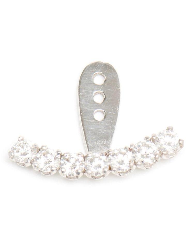 Yvonne Leon 18kt Gold And Diamond Lobe Earring