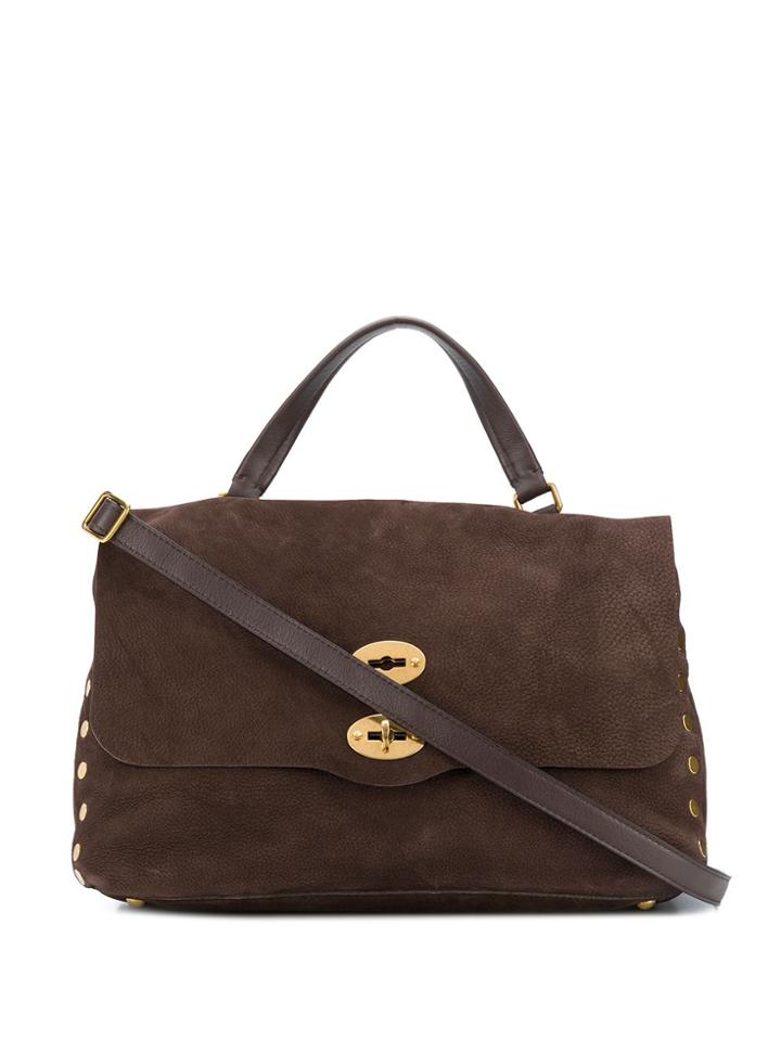Zanellato Postina Jones Tote - Brown