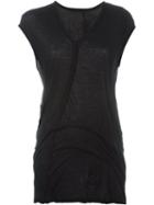 Rick Owens Drkshdw Seam Detail T-shirt