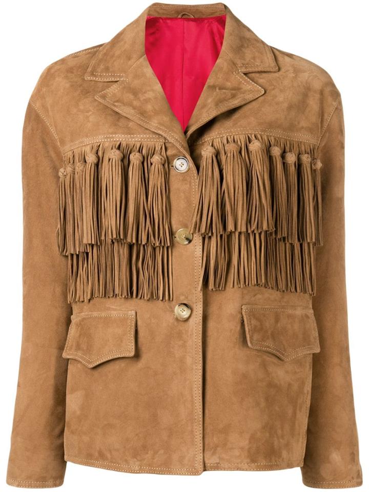 Ermanno Scervino Tasseled Jacket - Brown
