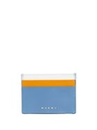 Marni Colourblock Card Holder - Blue