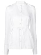Victoria Victoria Beckham Long-sleeve Fitted Shirt - White