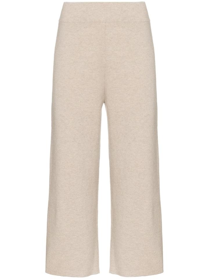 Le Kasha India Cashmere Cropped Trousers - Nude & Neutrals