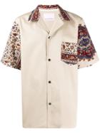 Paria Farzaneh Contrast Short-sleeve Shirt - Neutrals