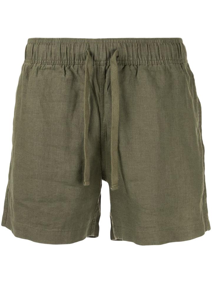 Venroy Venroy Mlngshortbtg Bottle Green Linen/flax