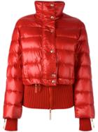 Christian Dior Vintage Cropped Puffer Jacket - Red