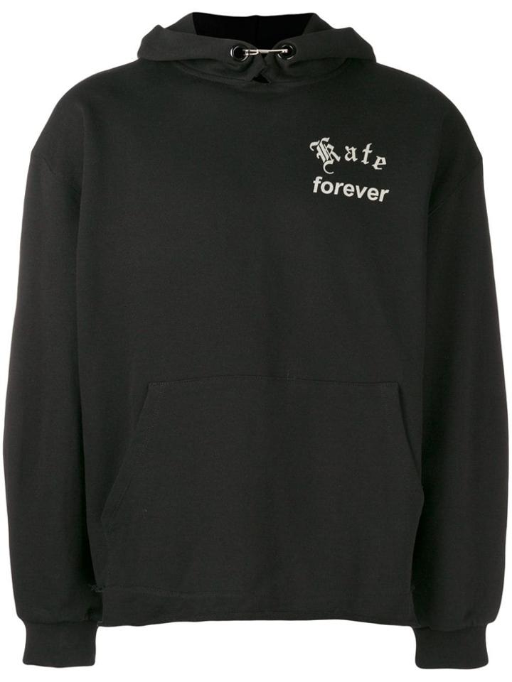 Mr. Completely 'kate Forever' Stamped Hoodie - Black