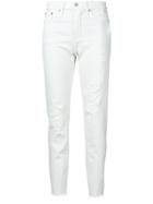 Levi's Cropped Jeans - White