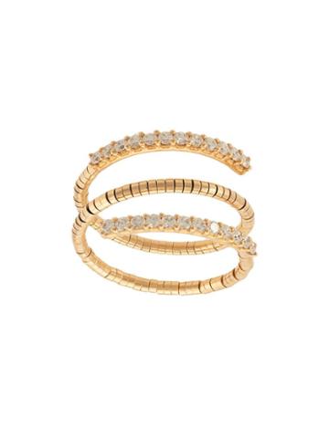 Mattia Cielo 18kt Rose Gold Diamond Triple Ring