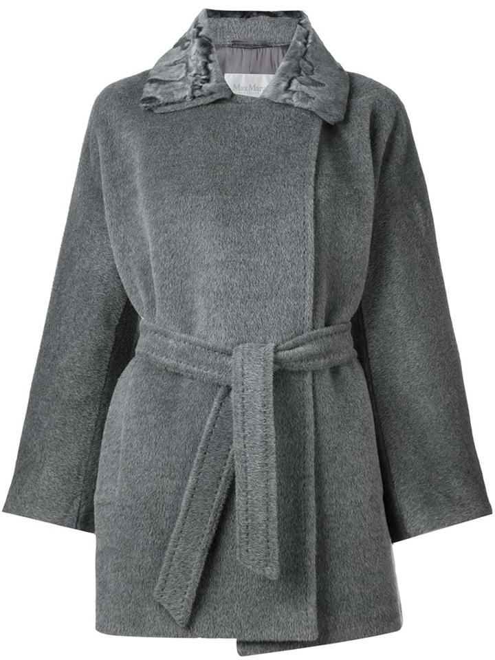 Max Mara Bell Sleeves Belted Coat
