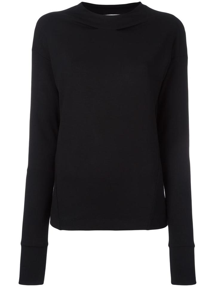 Io Ivana Omazic Longsleeved Top, Women's, Size: Medium, Black, Cotton/polyamide/spandex/elastane/viscose