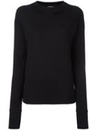 Io Ivana Omazic Longsleeved Top, Women's, Size: Medium, Black, Cotton/polyamide/spandex/elastane/viscose