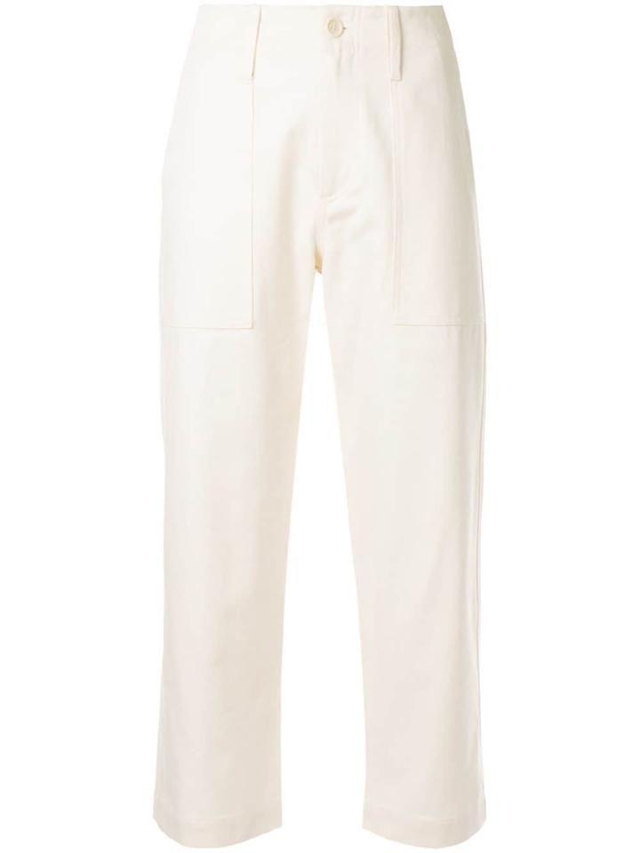 Jejia Plain Cropped Pants - Do Not Use - Beige