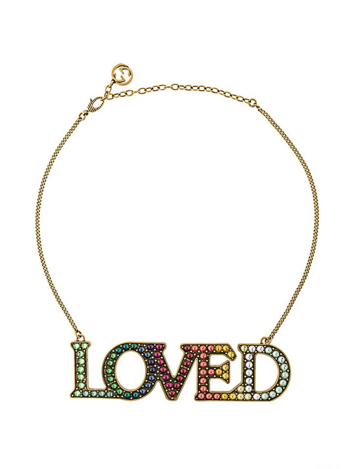 Gucci Loved Choker Necklace - Metallic
