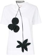 Marni Floral Choker T-shirt - White
