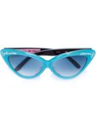 Linda Farrow Cat Eye Sunglasses, Women's, Blue, Acetate