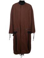 Haider Ackermann Long Straight-cut Coat - Brown