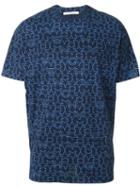 Givenchy Geometric Star Print T-shirt, Men's, Size: Medium, Blue, Cotton