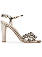 Chanel Vintage Metallic Sandals - Gold