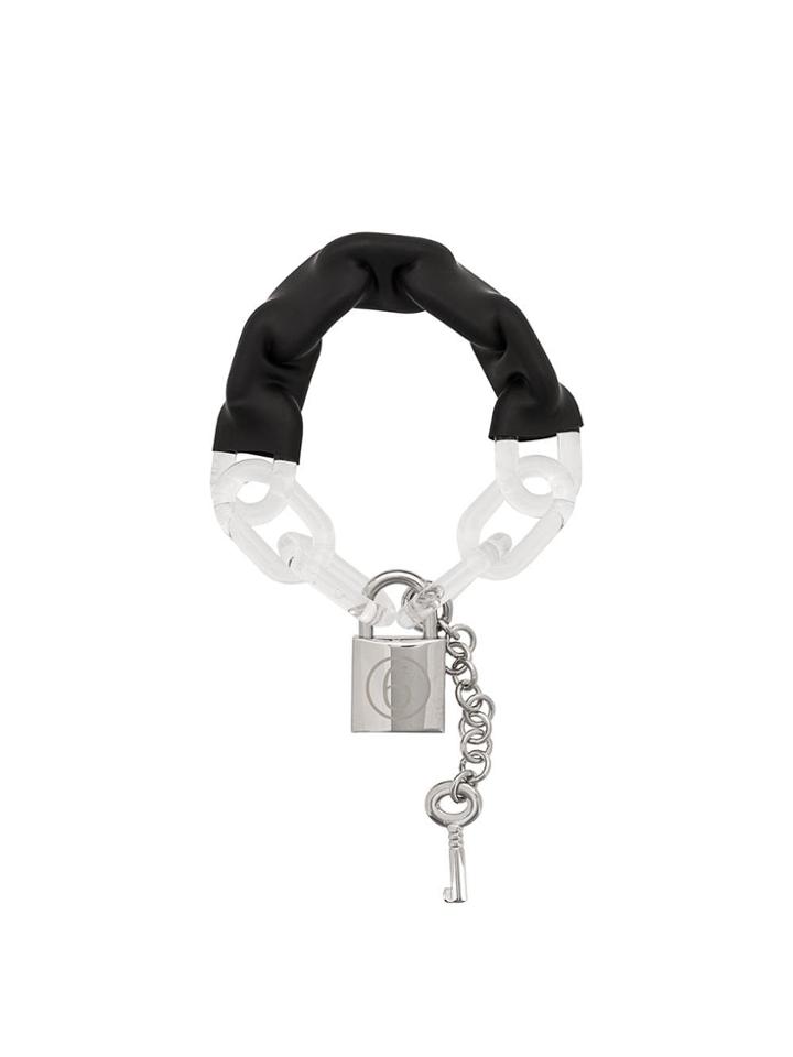 Mm6 Maison Margiela Large Chain Bracelet - Black