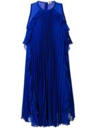 Liu Jo Plisse Mini Sleeveless Dress - Blue