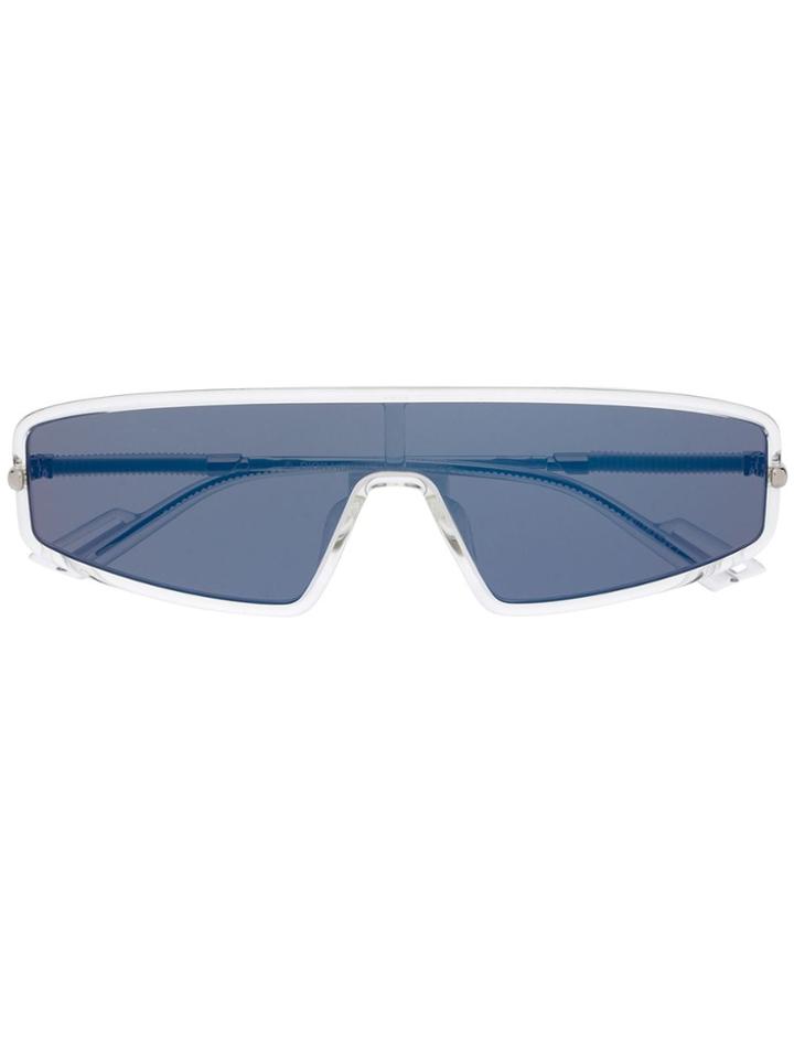 Dior Eyewear Clear Frame Rectangular Sunglasses - 900/c8 Crystal