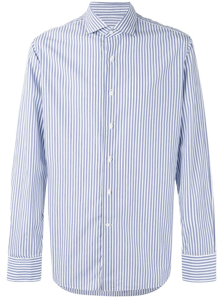 Alessandro Gherardi Striped Shirt - Blue