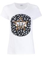 Liu Jo Contrast Print T-shirt - White