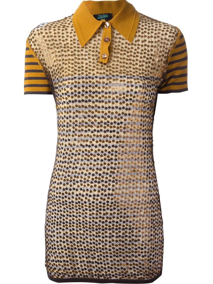 Jean Paul Gaultier Vintage Sequined Polo