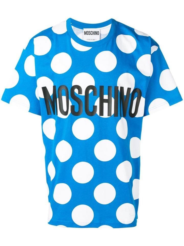 Moschino Polka Dot T-shirt - Blue
