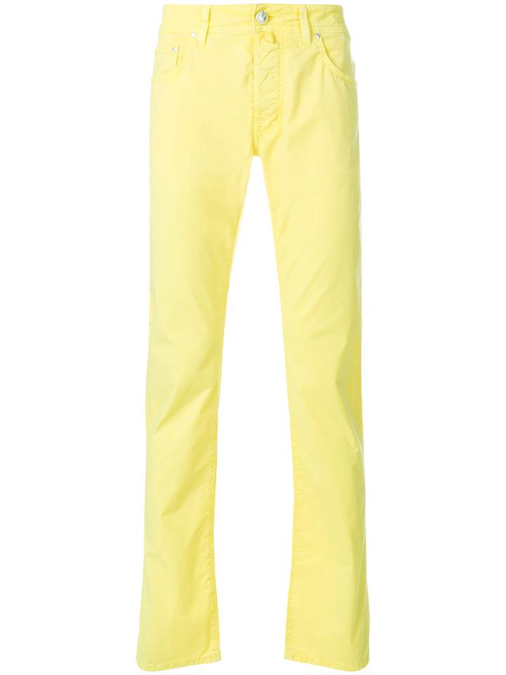 Jacob Cohen Straight Leg Jeans - Yellow & Orange