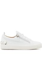 Giuseppe Zanotti Signature Plaque Sneakers - White