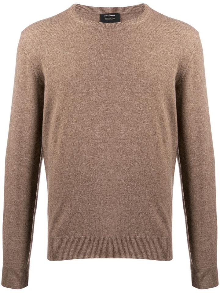 Dell'oglio Crew-neck Cashmere Sweater - Neutrals