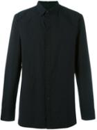 Helmut Lang Long Panelled Shirt, Men's, Size: Medium, Black, Cotton