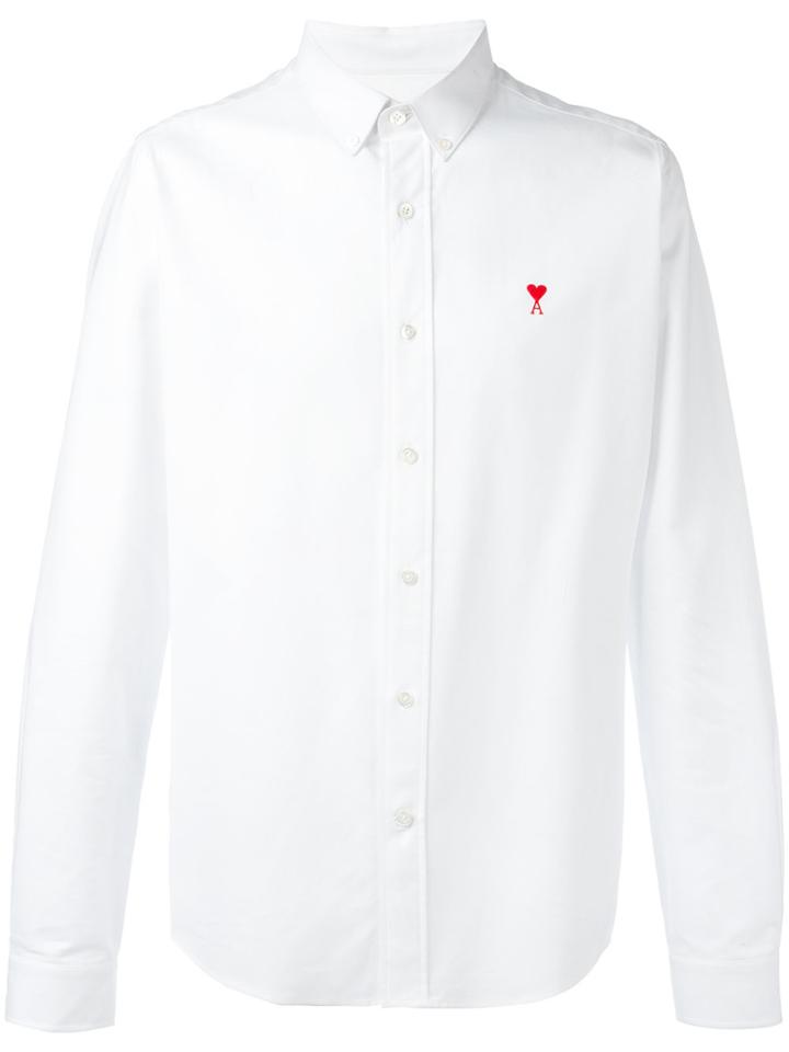 Ami Alexandre Mattiussi Ami De Coeur Button-down Shirt - White