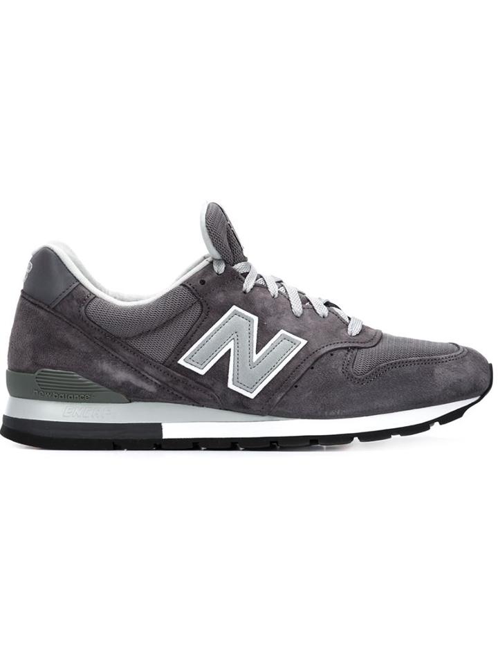 New Balance 996 Sneakers, Men's, Size: 10.5, Grey, Suede/other Fibres