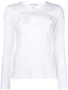 Comme Des Garçons Girl Longsleeved Sweatshirt - White