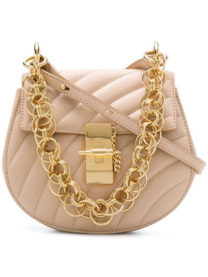 Chloé Drew Shoulder Bag - Neutrals