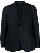Bagnoli Sartoria Napoli Patch Pocket Blazer - Blue