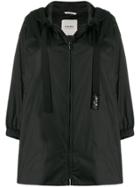 's Max Mara Hooded Rain Jacket - Black