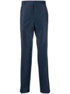 Calvin Klein Stretch Suit Trousers - Blue
